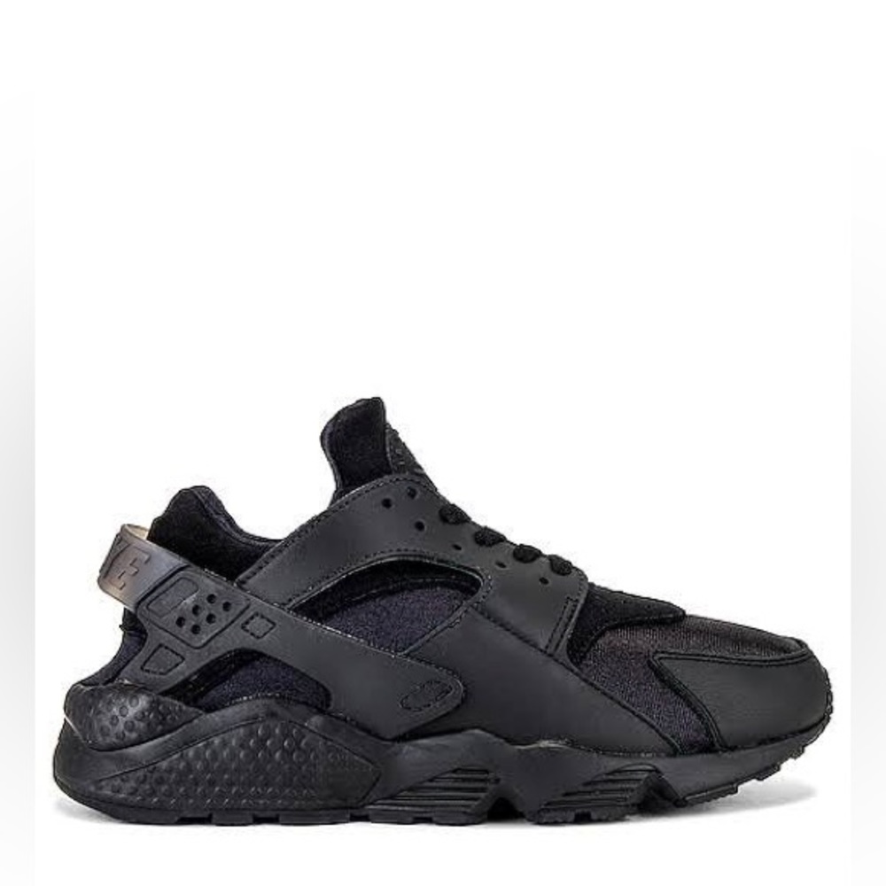 Nike Black Hauraches Shoes Basketball Sneakers Kids 4.5 Lightly Worn No Flaws